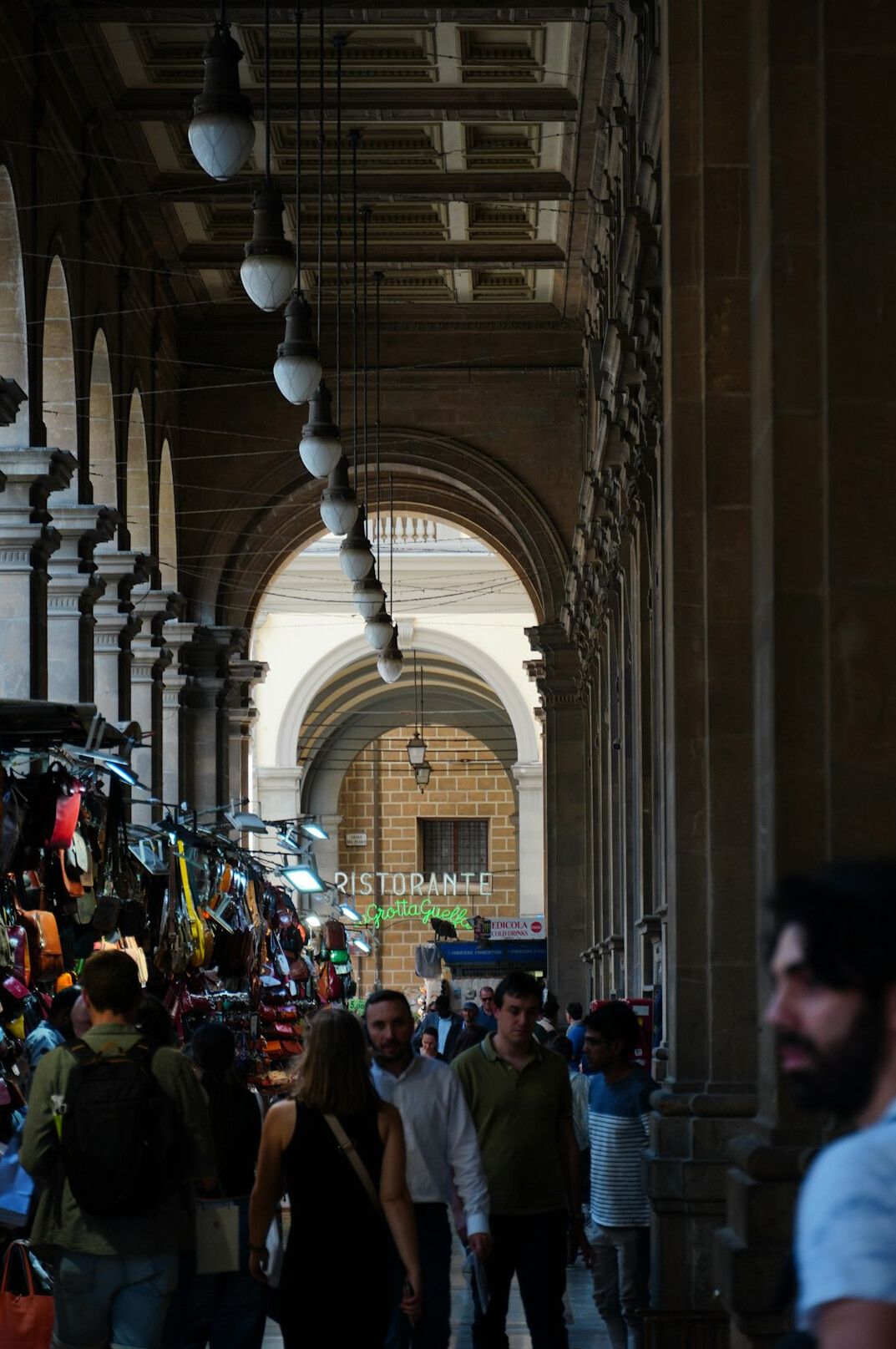 urban market scene