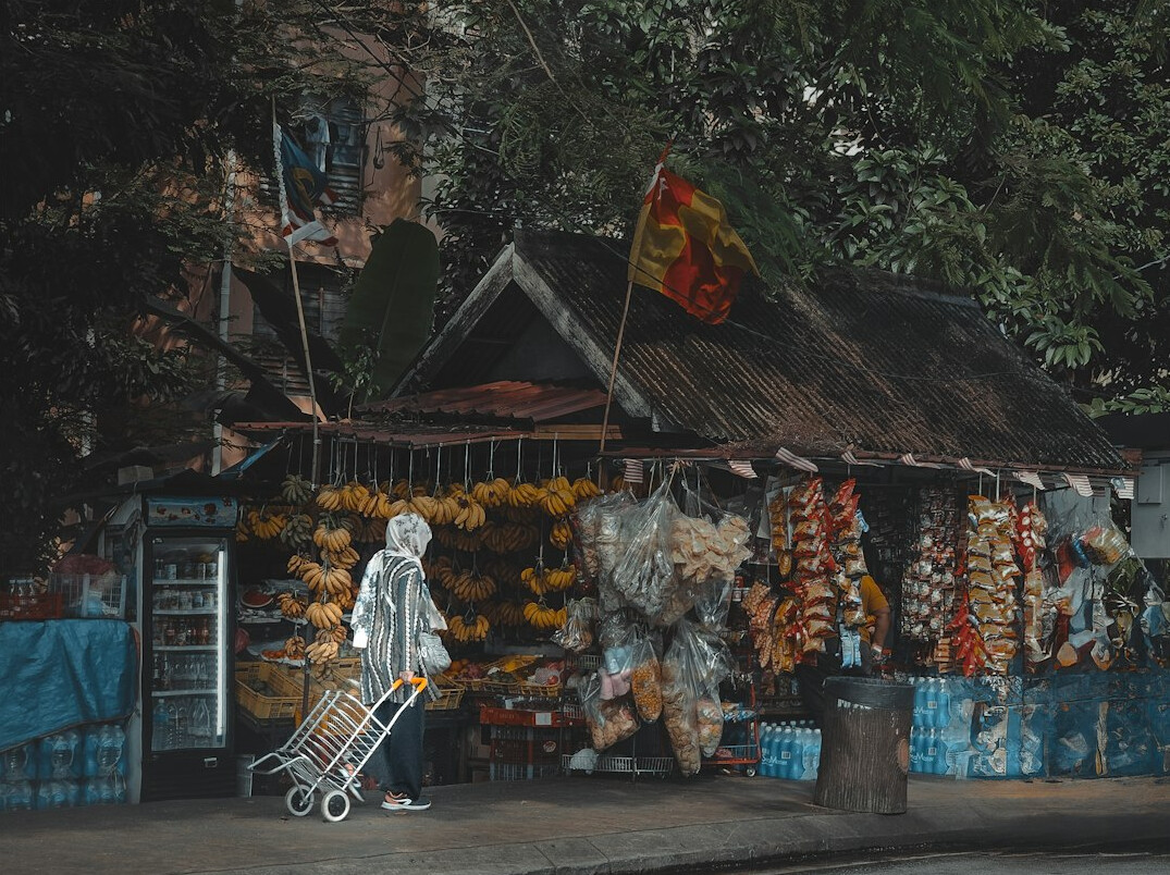 woman selling food market