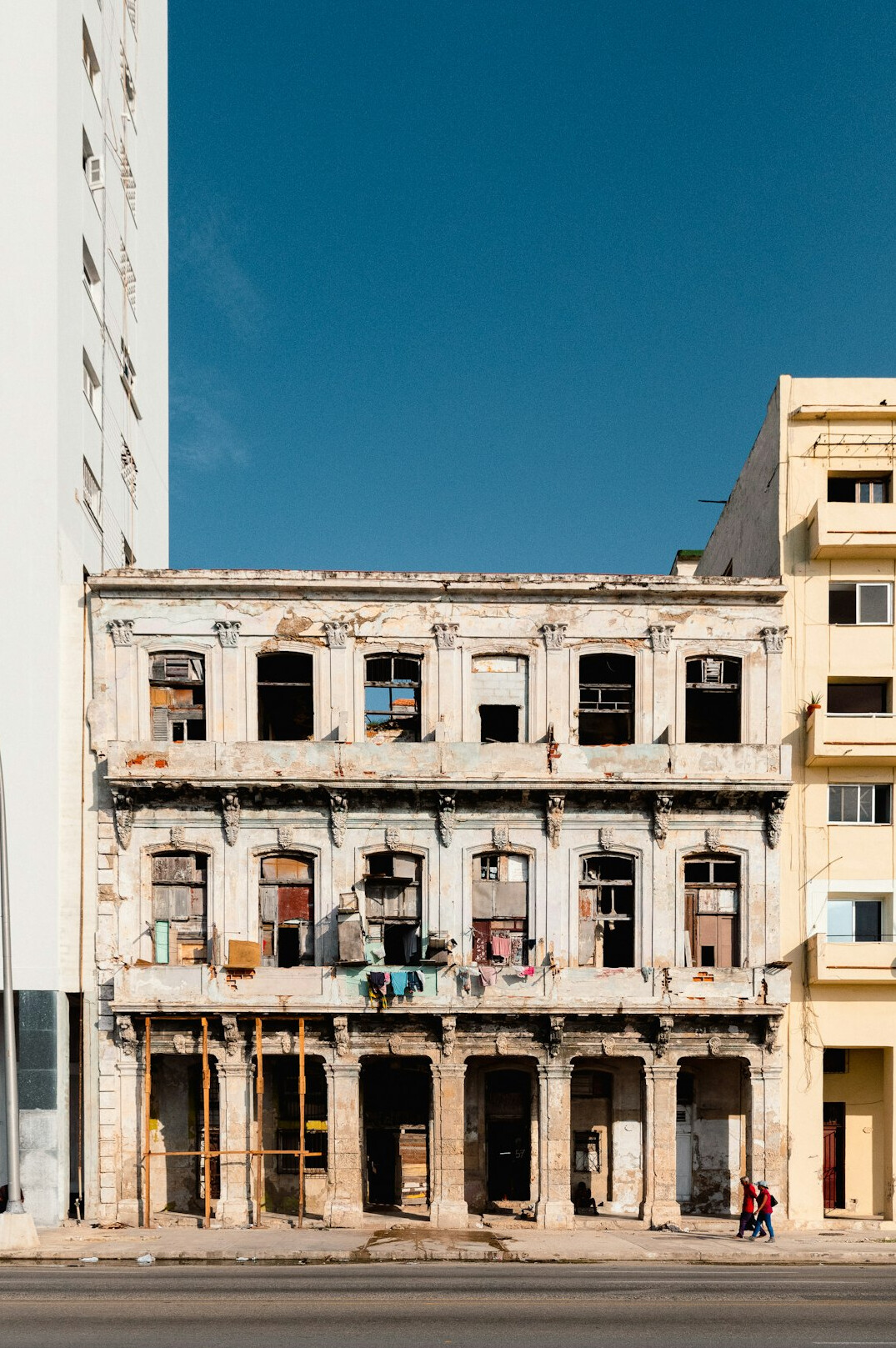 old building facade santiago